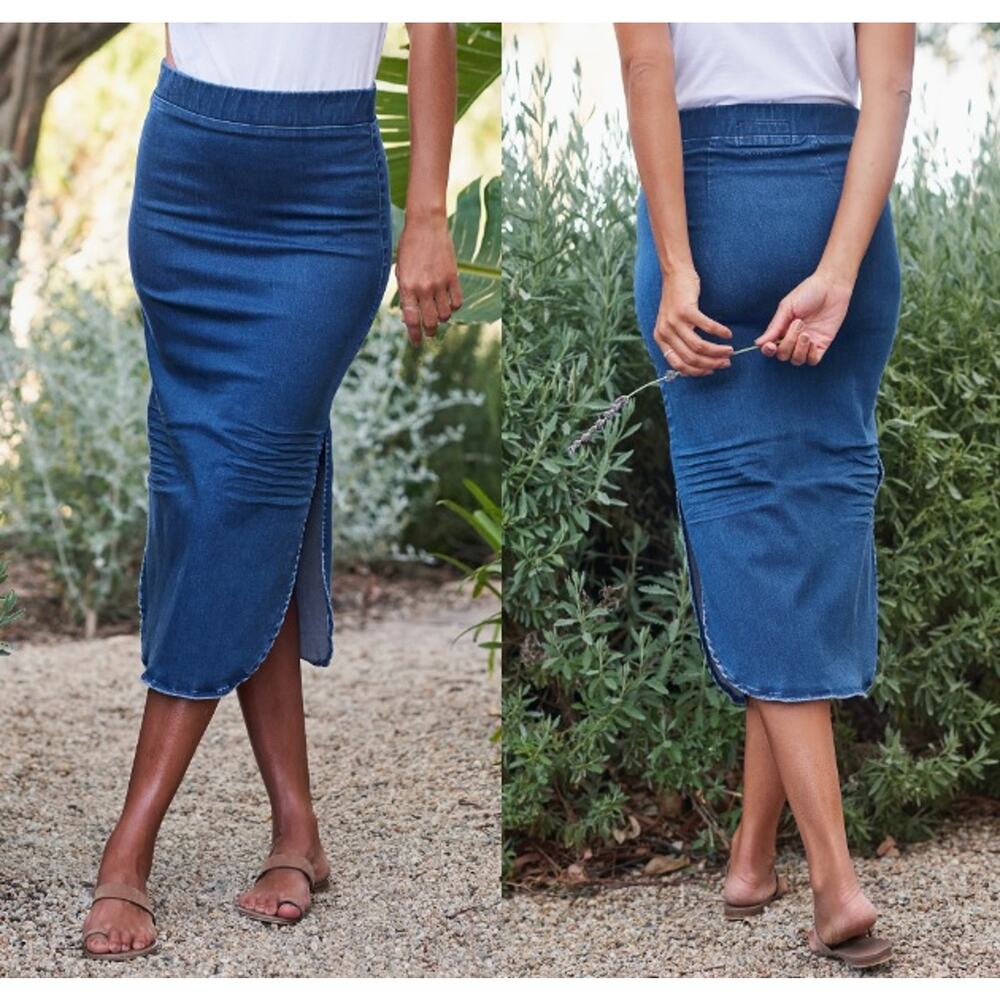 Frank & Eileen Unforgettable Skirt Denim Skirt Wash Size 4